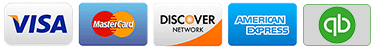 We Accept Cash ,Checks and Credit Cards